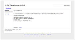 Desktop Screenshot of mtadevelopments.com